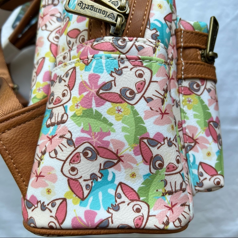 🎉 HOST PICK 🎉 NWT Disney Loungefly Moana Pua Mini Backpack - Picture 4 of 7